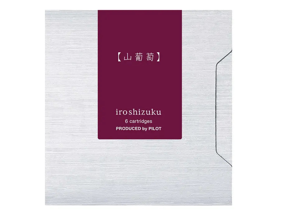 Pilot Iroshizuku cartridge 6 pack - Red Yama-Budo