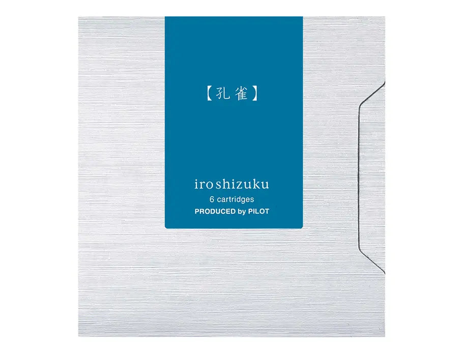 Pilot Iroshizuku cartridge 6 pack - Green Ku-Jaku