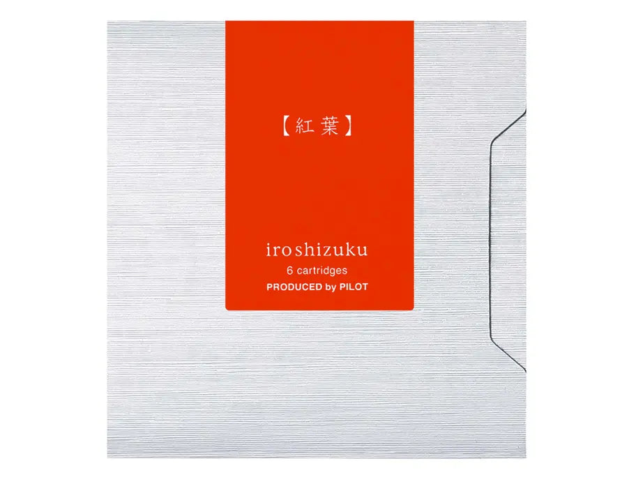 Pilot Iroshizuku cartridge 6 pack - Red Momiji