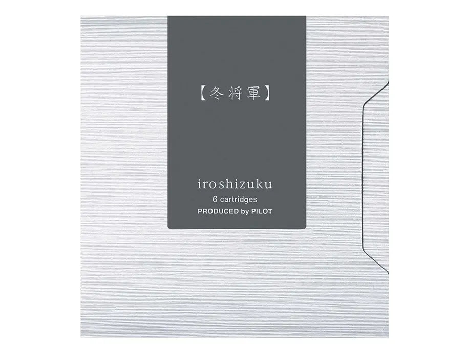 Pilot Iroshizuku cartridge 6 pack - Grey Fuyu-Syogun