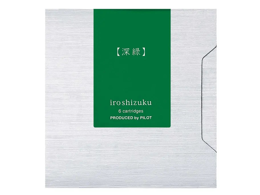 Pilot Iroshizuku cartridge 6 pack - Green Shin-Ryoku