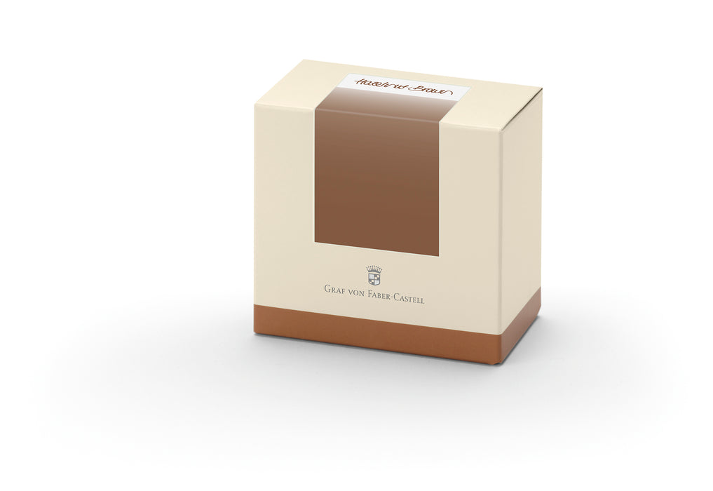 Graf von Faber-Castell Ink bottle Hazelnut Brown, 75ml