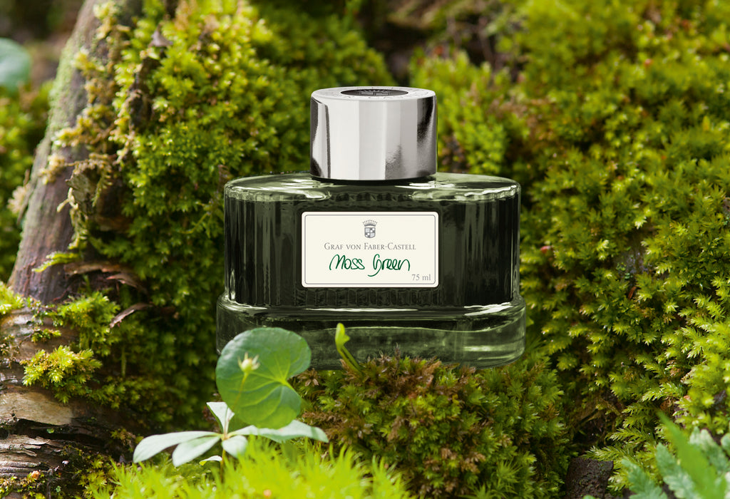 Graf von Faber-Castell Ink bottle Moss Green, 75ml
