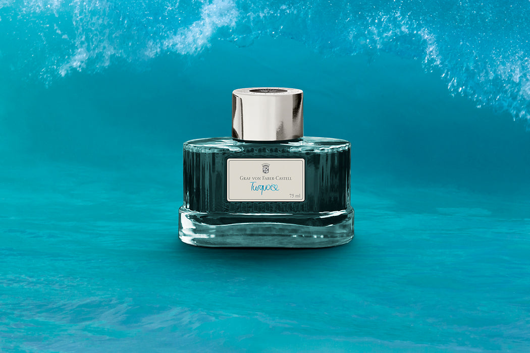 Graf von Faber-Castell Ink bottle Turquoise, 75ml