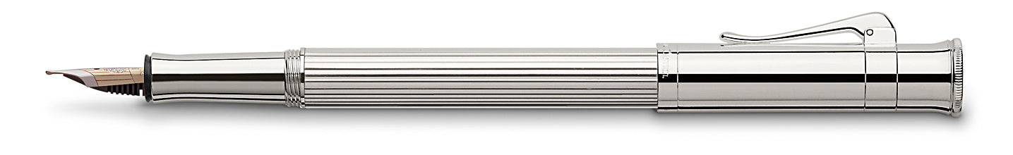 Graf von Faber-Castell Classic platinum-plated Fountain pen — Penbok