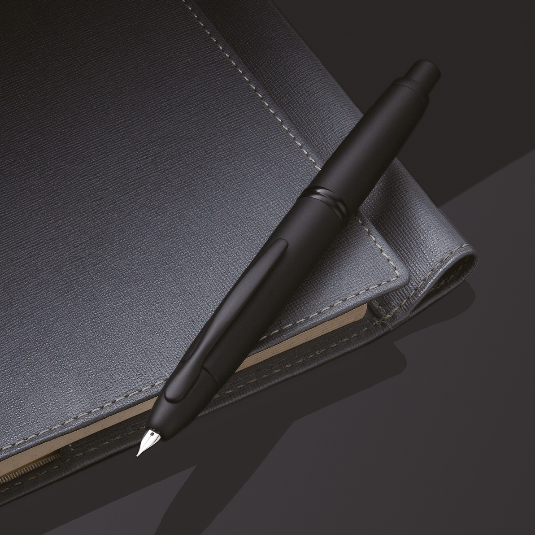 Pilot Capless Matte Black Trims - Black — Penbok