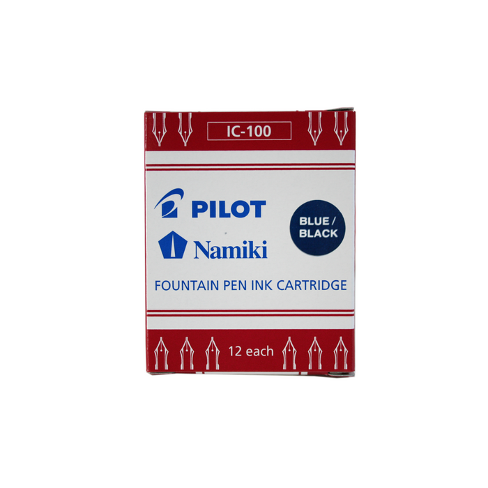 Pilot IC-100 - Set of 12 Cartridges - Dark Blue